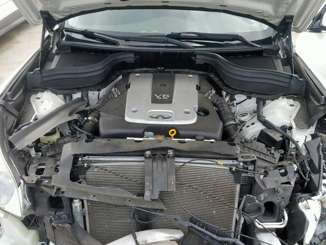 JN1AJ0HP2AM703244 - 2010 INFINITI EX35 BASE WHITE photo 7