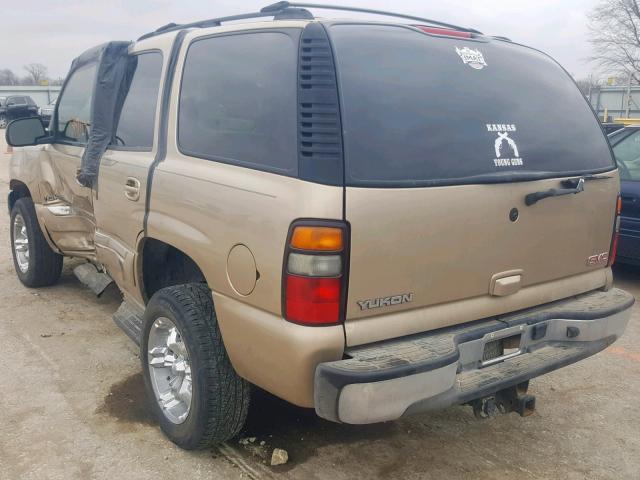 1GKEK13T55R185293 - 2005 GMC YUKON GOLD photo 3