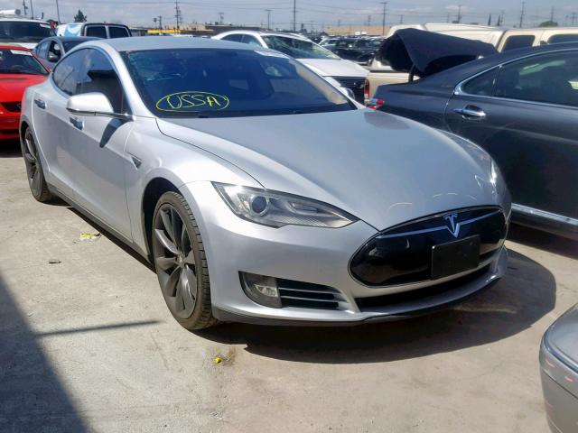 5YJSA1DP8CFP01295 - 2012 TESLA MODEL S Արծաթագույն լուսանկար 1