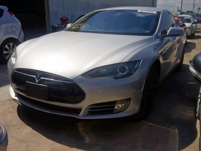 5YJSA1DP8CFP01295 - 2012 TESLA MODEL S Արծաթագույն լուսանկար 2