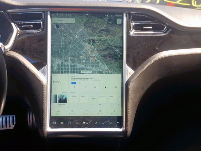 5YJSA1DP8CFP01295 - 2012 TESLA MODEL S Արծաթագույն լուսանկար 9