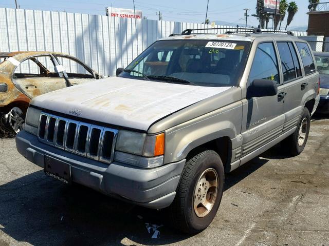 1J4FX58S2VC670934 - 1997 JEEP GRAND CHER GRAY photo 2