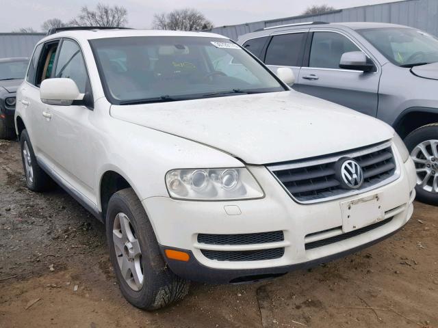 WVGZG77L55D045331 - 2005 VOLKSWAGEN TOUAREG 3. WHITE photo 1