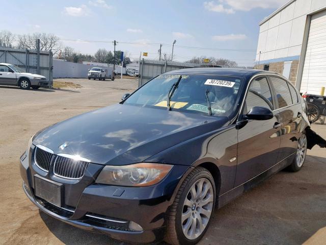 WBAVD53547A006495 - 2007 BMW 335 XI BLACK photo 2