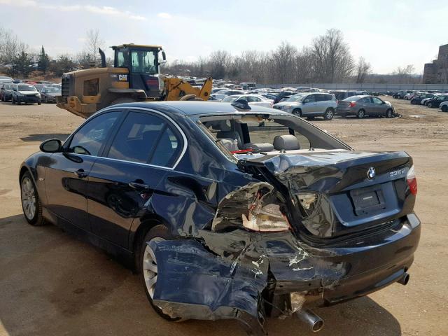 WBAVD53547A006495 - 2007 BMW 335 XI BLACK photo 3