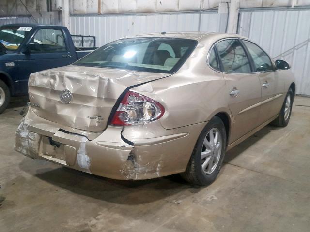 2G4WD532651268096 - 2005 BUICK LACROSSE C TAN photo 4