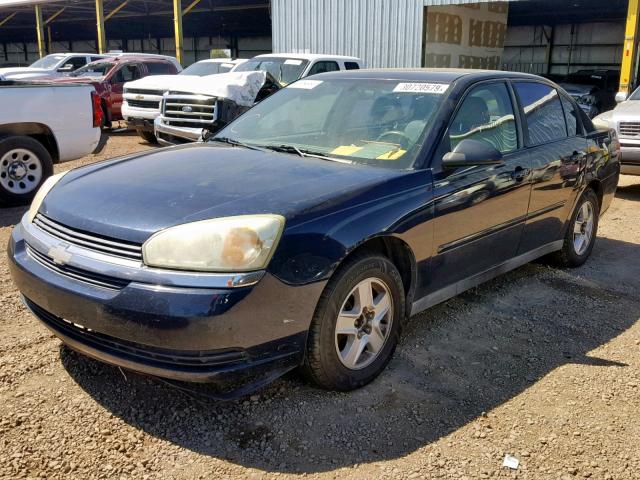 1G1ZT528X4F128126 - 2004 CHEVROLET MALIBU LS BLUE photo 2