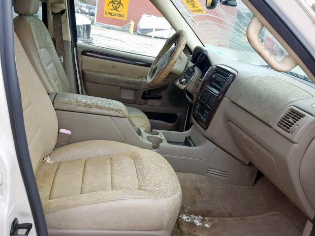 1FMDU75E65ZA60124 - 2005 FORD EXPLORER L CREAM photo 5