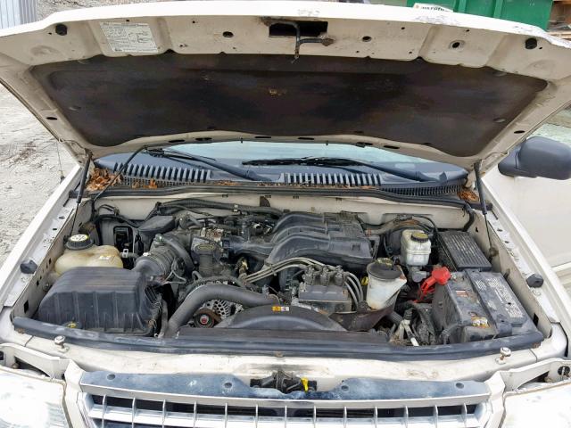 1FMDU75E65ZA60124 - 2005 FORD EXPLORER L CREAM photo 7