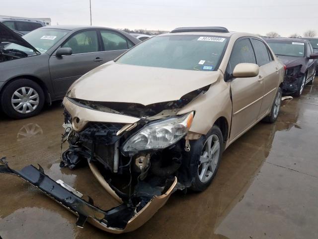 2T1BU4EE8BC654911 - 2011 TOYOTA COROLLA BASE  photo 2