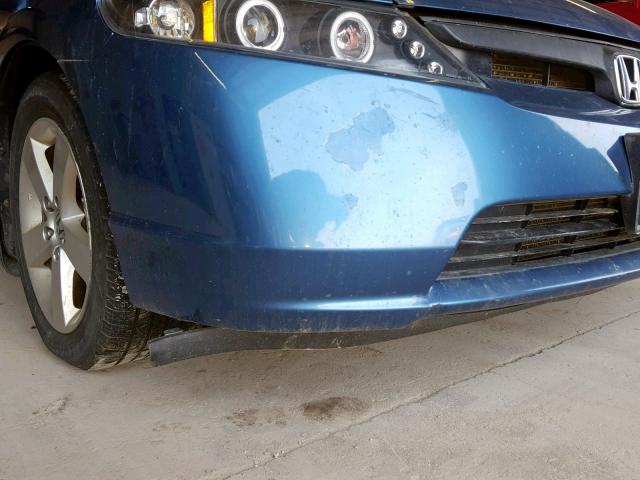 1HGFA16918L081721 - 2008 HONDA CIVIC EXL BLUE photo 9