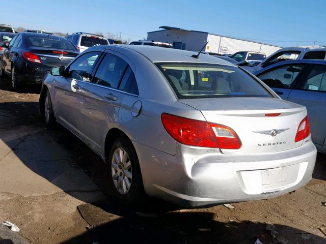 1C3CC4FB9AN207712 - 2010 CHRYSLER SEBRING TO SILVER photo 3