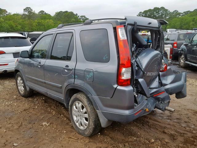 SHSRD78946U431144 - 2006 HONDA CR-V SE GRAY photo 3