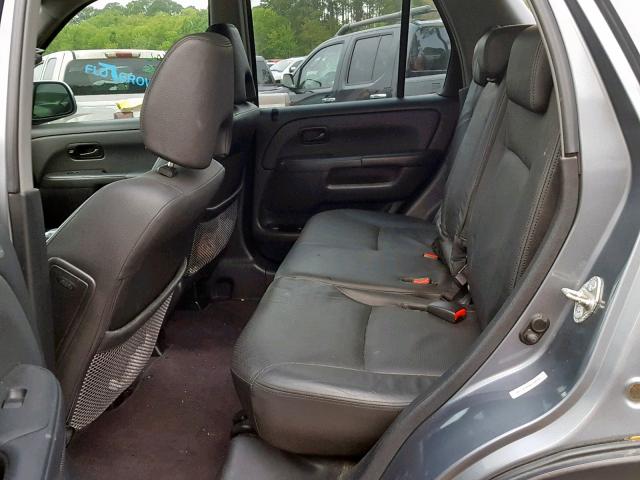 SHSRD78946U431144 - 2006 HONDA CR-V SE GRAY photo 6