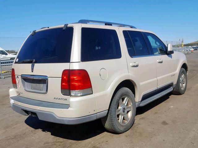 5LMEU88H85ZJ32602 - 2005 LINCOLN AVIATOR კრემისფერი ფოტო 4