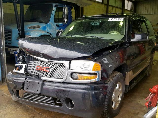 1GKEK63U64J303743 - 2004 GMC YUKON DENA BLACK photo 2