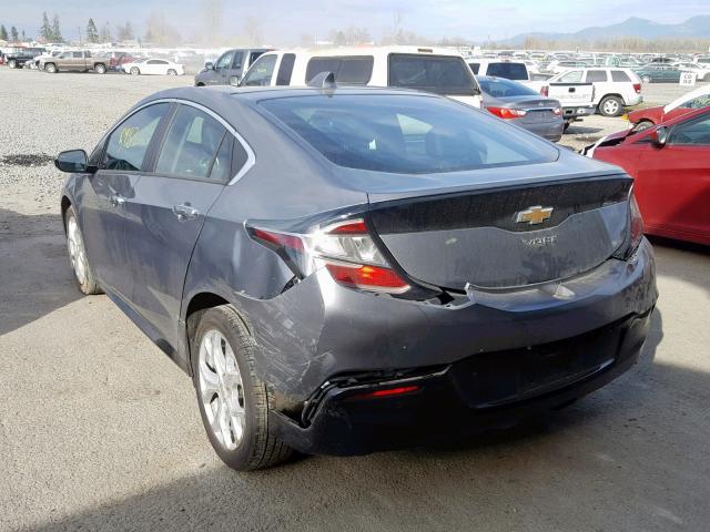 1G1RD6S58JU153316 - 2018 CHEVROLET VOLT PREMI SILVER photo 3