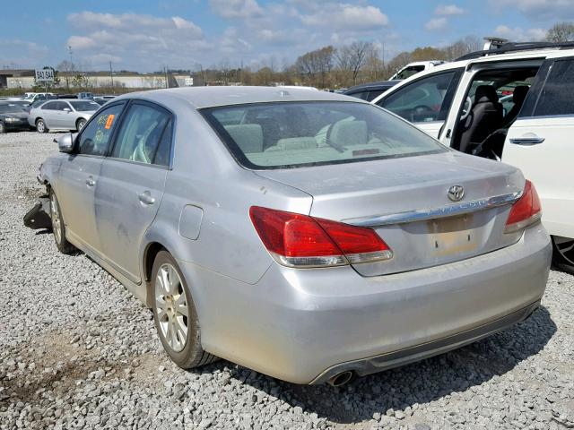 4T1BK3DB6BU397754 - 2011 TOYOTA AVALON BAS SILVER photo 3