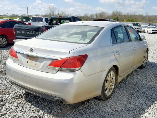 4T1BK3DB6BU397754 - 2011 TOYOTA AVALON BAS SILVER photo 4