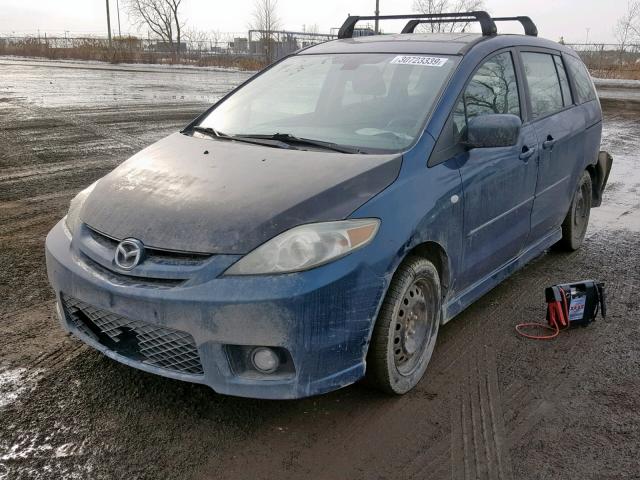 JM1CR293060100054 - 2006 MAZDA 5 BLUE photo 2