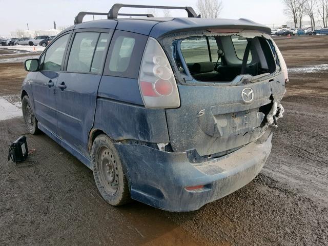 JM1CR293060100054 - 2006 MAZDA 5 BLUE photo 3