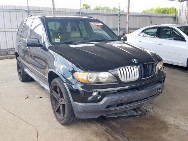 5UXFB53565LV10169 - 2005 BMW X5 4.4I BLACK photo 1