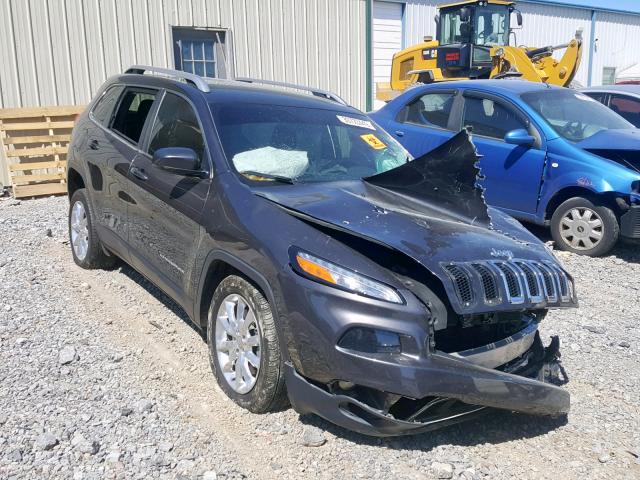 1C4PJLDS8GW127790 - 2016 JEEP CHEROKEE L GRAY photo 1