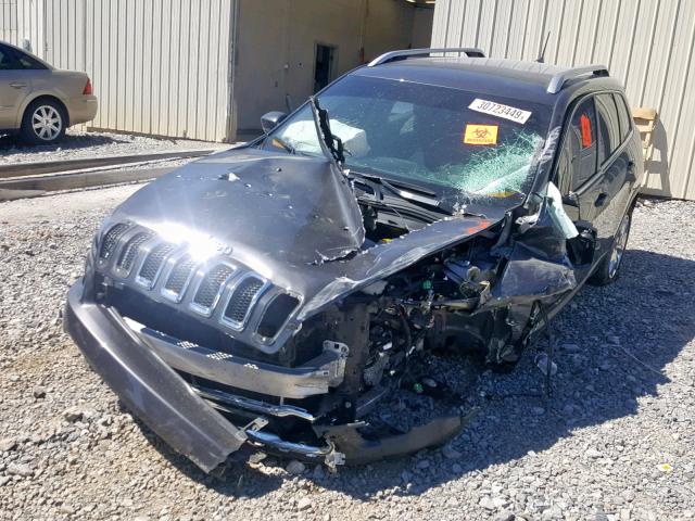 1C4PJLDS8GW127790 - 2016 JEEP CHEROKEE L GRAY photo 2