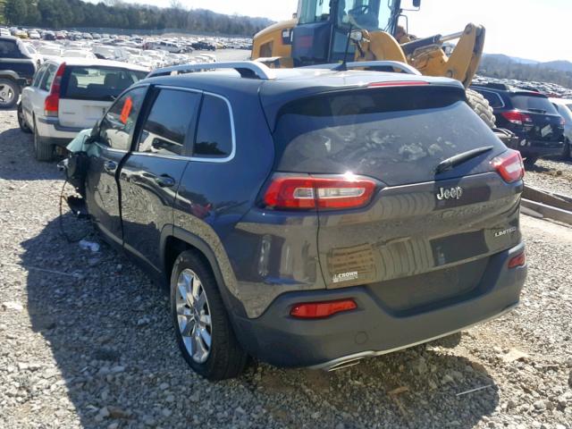 1C4PJLDS8GW127790 - 2016 JEEP CHEROKEE L GRAY photo 3