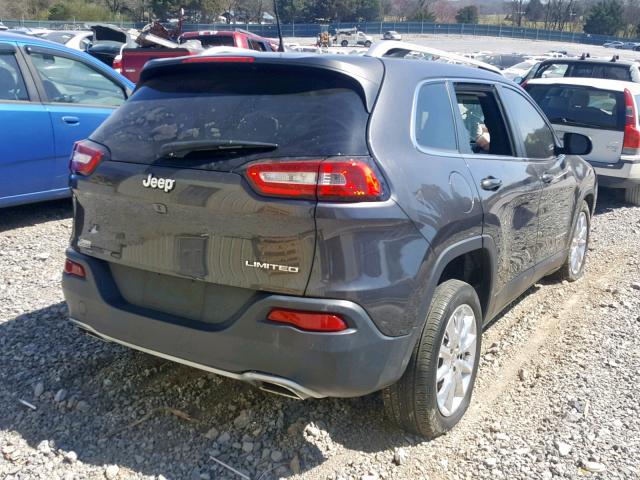 1C4PJLDS8GW127790 - 2016 JEEP CHEROKEE L GRAY photo 4