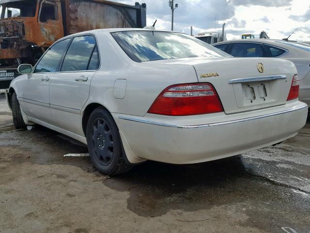 JH4KA96674C008055 - 2004 ACURA 3.5RL WHITE photo 3