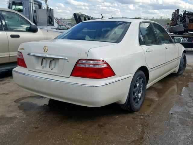 JH4KA96674C008055 - 2004 ACURA 3.5RL WHITE photo 4