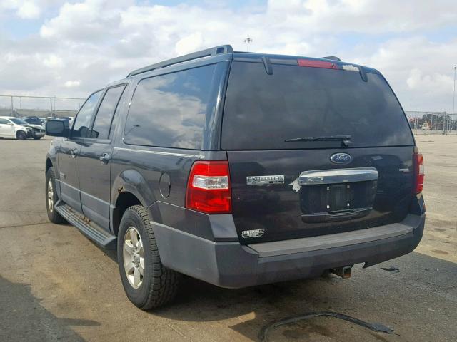 1FMFK16577LA09201 - 2007 FORD EXPEDITION CHARCOAL photo 3