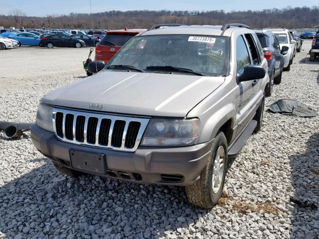 1J4GW48SX3C589887 - 2003 JEEP GRAND CHER GRAY photo 2