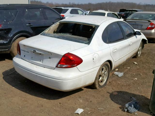 1FAFP55U44A117469 - 2004 FORD TAURUS SES WHITE photo 4