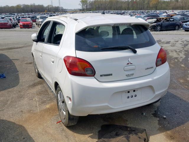 ML32A3HJ7FH038021 - 2015 MITSUBISHI MIRAGE DE WHITE photo 3