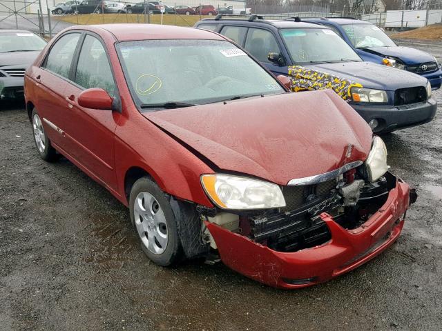 KNAFE122885545486 - 2008 KIA SPECTRA EX RED photo 1