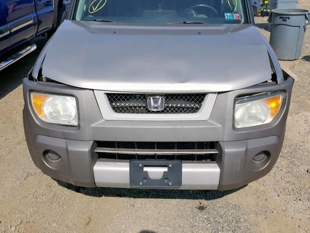 5J6YH28553L037694 - 2003 HONDA ELEMENT EX GRAY photo 9