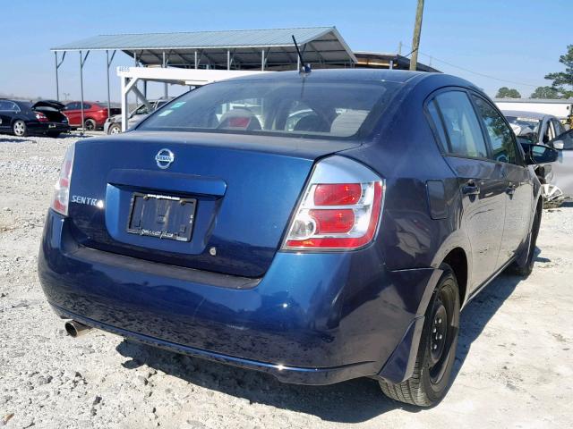 3N1AB61E98L689727 - 2008 NISSAN SENTRA 2.0 BLUE photo 4