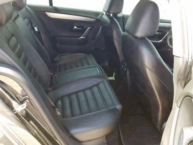 WVWEU73C19E543236 - 2009 VOLKSWAGEN CC BLACK photo 6