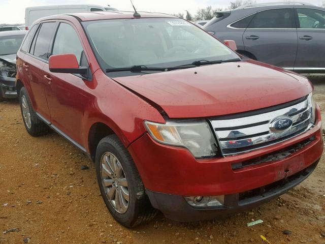 2FMDK38C18BA57874 - 2008 FORD EDGE SEL BURGUNDY photo 1