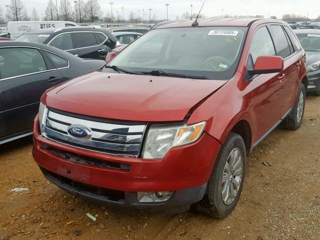 2FMDK38C18BA57874 - 2008 FORD EDGE SEL BURGUNDY photo 9