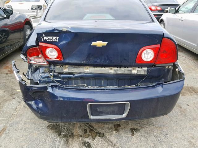 1G1ZC5E03CF299109 - 2012 CHEVROLET MALIBU 1LT 蓝色 照片 9
