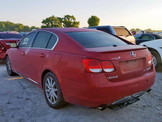 JTHCH96S960013162 - 2006 LEXUS GS GENERAT BURGUNDY photo 3