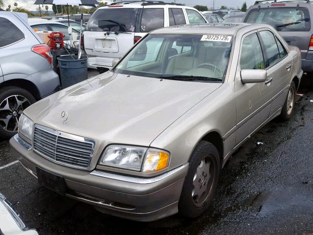 WDBHA29G6XA723916 - 1999 MERCEDES-BENZ C 280 BEIGE photo 2