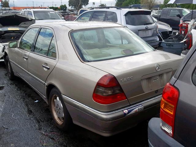 WDBHA29G6XA723916 - 1999 MERCEDES-BENZ C 280 BEIGE photo 3