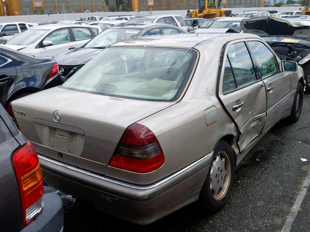 WDBHA29G6XA723916 - 1999 MERCEDES-BENZ C 280 BEIGE photo 4