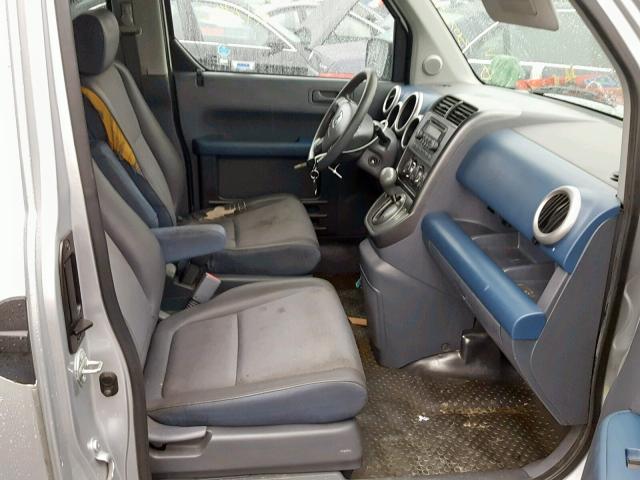 5J6YH18676L004963 - 2006 HONDA ELEMENT EX SILVER photo 5