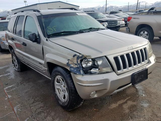 1J4GW48S04C111351 - 2004 JEEP GRAND CHER TAN photo 1