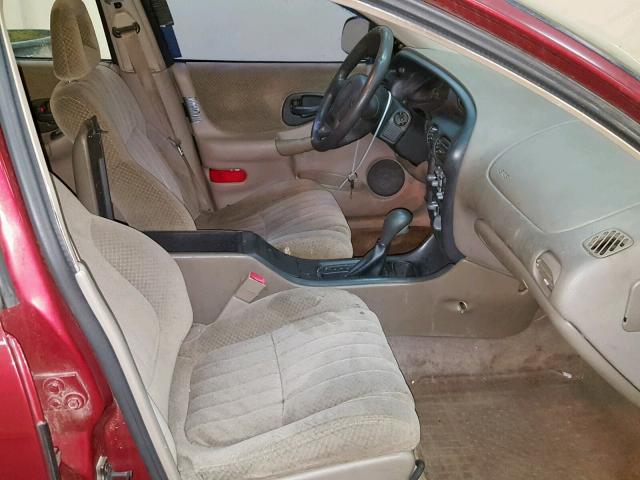 1G2WK52J82F123833 - 2002 PONTIAC GRAND PRIX MAROON photo 5